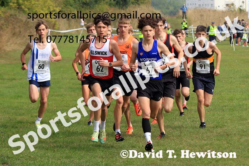 Mens and Womens under-17s 2022 Farringdon Cross Country, Sunderland, Saturday, Sept. 3rd. Photo: David T. Hewitson/Sports for All Pics